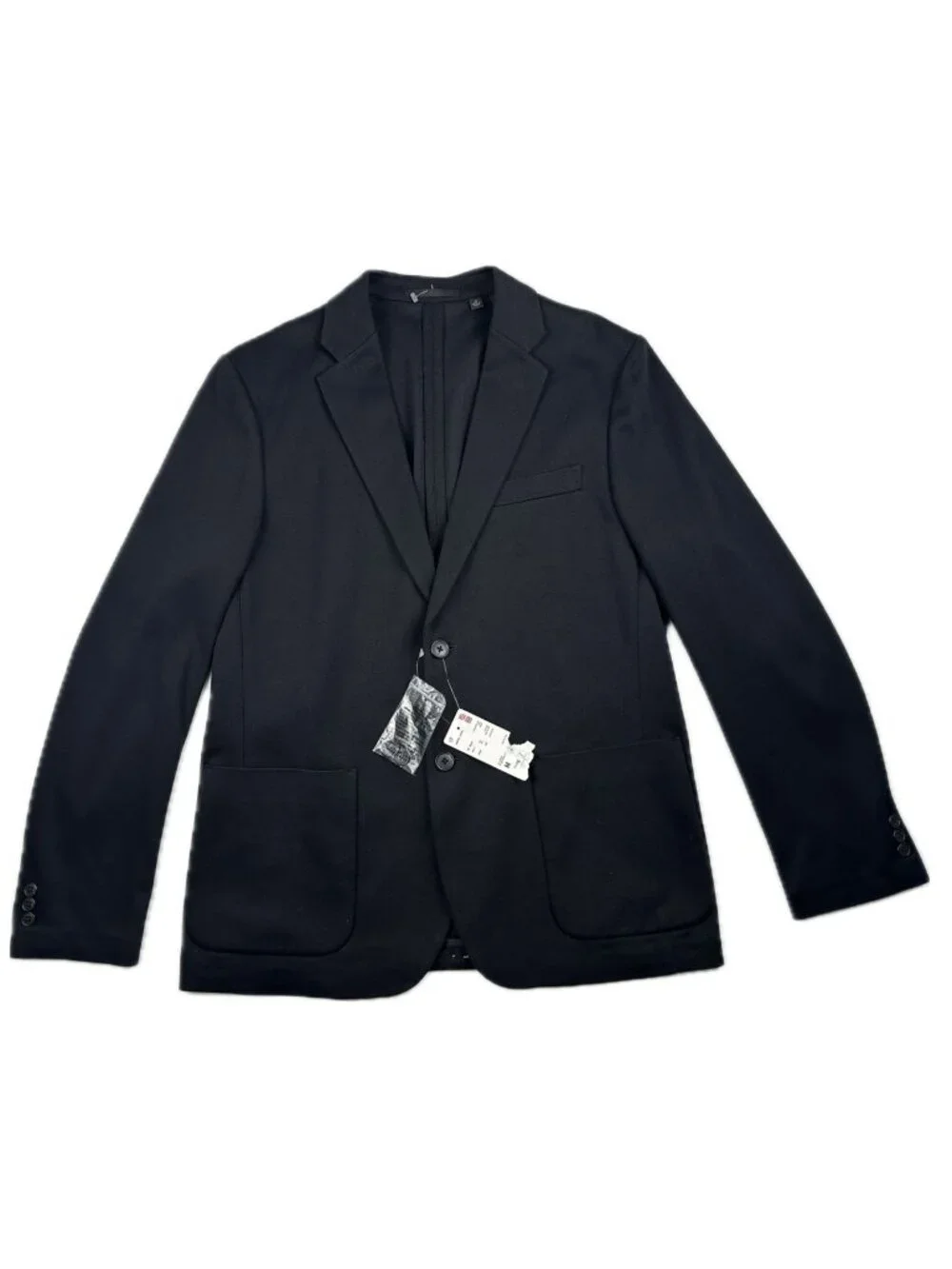 Uniqlo Comfort Jacket Blazer Mens M Sports Coat Lightweight Black Blazer NWT